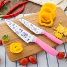 絕版現貨 三麗鷗授權 HelloKitty刀具組-含刀套 主廚刀+水果刀