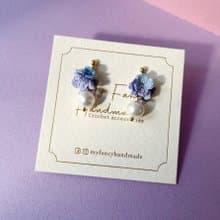 *My Fancy Handmade*手鈎繡球珍珠花耳環