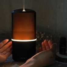 【韓國 PRAY】精油香氛水氧機 - 黑