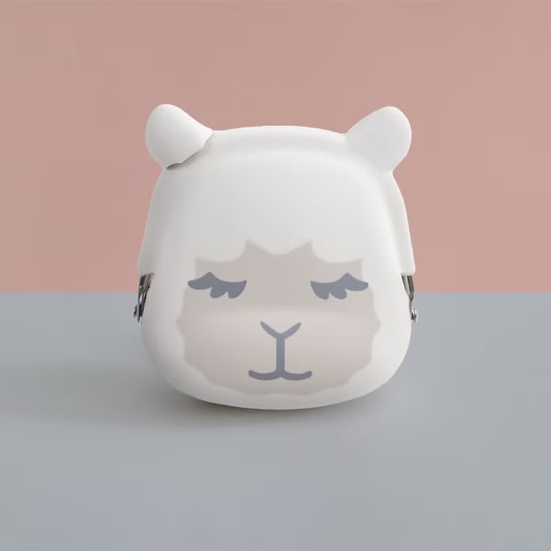 mimi POCHI Friends 松鼠 羊駝 動物造型矽膠口金包