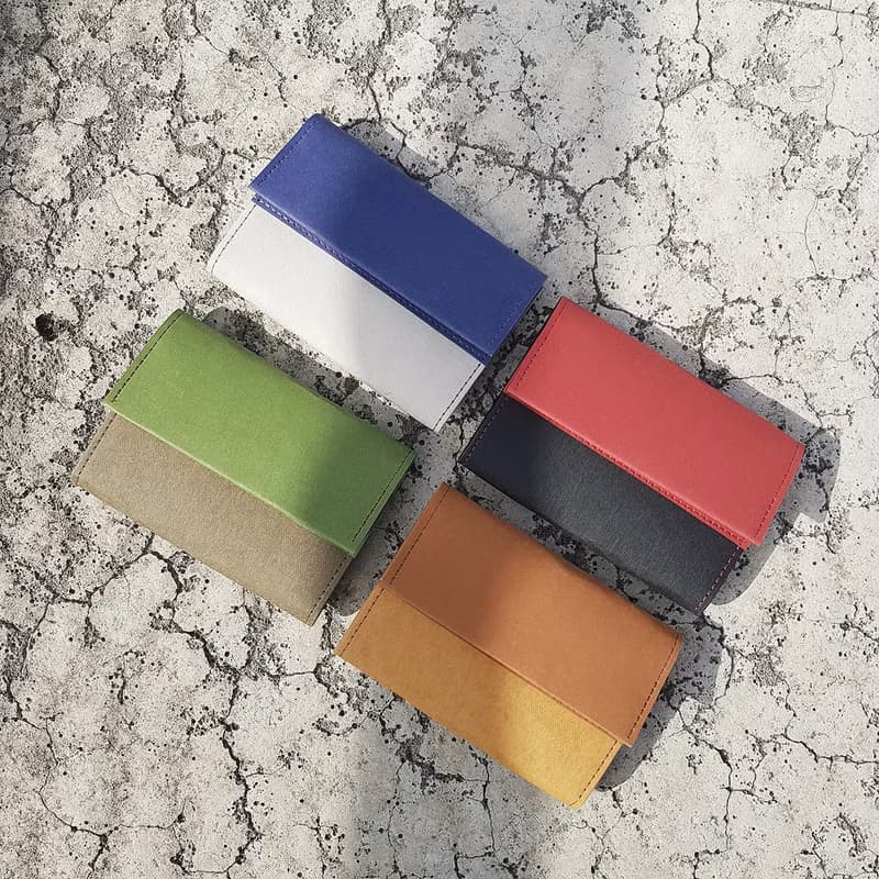 質感撞色 水洗牛皮紙夾 短夾 皮夾 零錢包