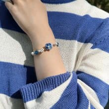 【 原創手作】微鉤小花手鍊 微鉤 鉤針 立體 聖誕節 婚禮 送禮