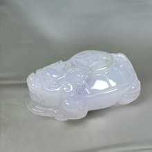飄烏雞翡翠古錢龍龜 | 天然緬甸玉翡翠A貨 | 送禮