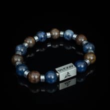 【煇刃】 |  古銅煇石 | 藍紋石 | 水晶手鍊