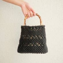 手作精品 竹節編織包 原創設計