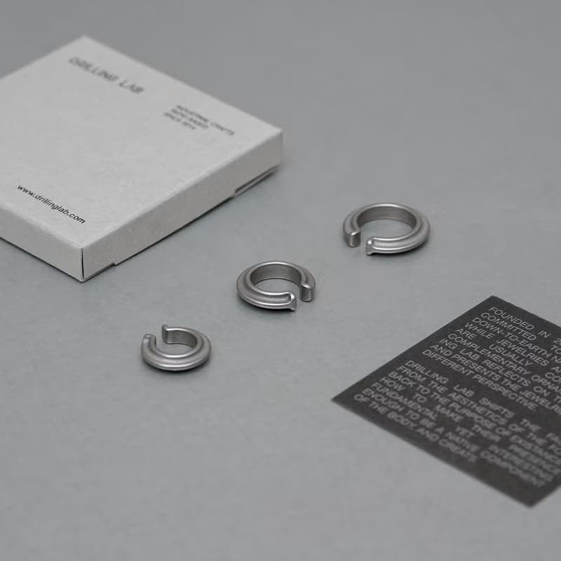 Framework Ear Cuff 鋼製耳扣_鋼色