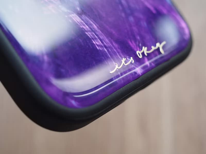 紫色 珍珠母貝 手工手機殼 適用iPhone16,15,14,13,12,11 Pro Max