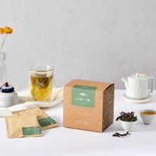 【台灣茶葉】山嵐綠茶 日式清甜 適合冷泡熱泡 三角立體茶包12入