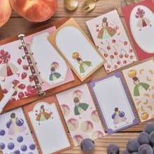 日本插畫家手繪水果小偷便條紙　手帳適用迷你留言卡