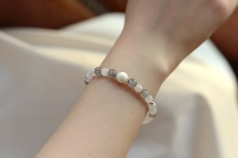 【神山晶礦】月光硨磲手鍊