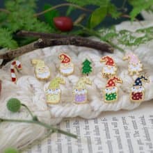 北歐魔法小精靈  交換禮物 耳環 夾式耳環