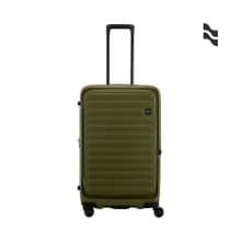 升級版【LOJEL】CUBO FIT 28吋前開擴充防盜拉鍊箱 仙人掌綠