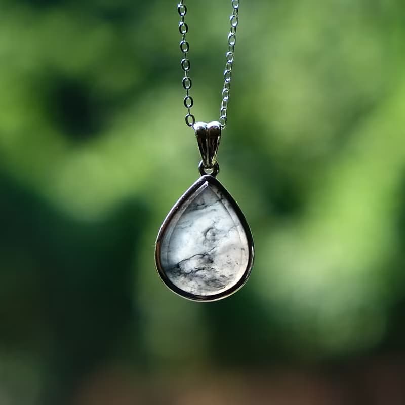 高冰種烏雞翡翠無事牌 天然緬甸翡翠A貨 S925銀 項鍊 冰種翡翠