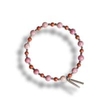 Op.01 復古天然石手鏈 古法手工做舊 諾丁奈特石 紅碧石