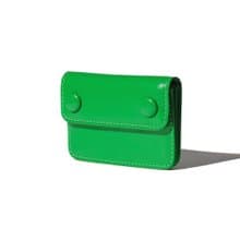 DOT Accordion Coin & Card Wallets green