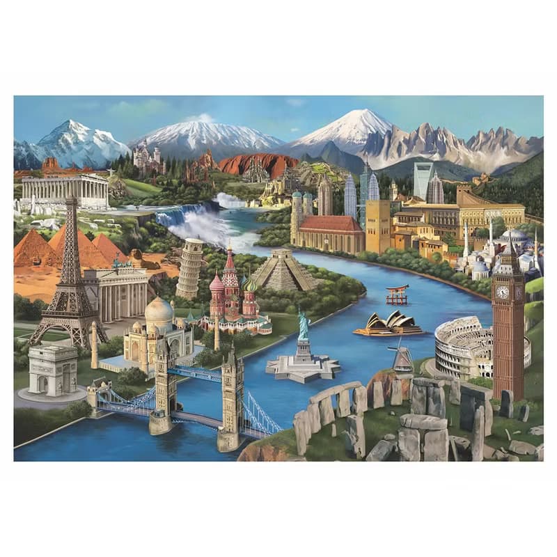 世界名勝_拼圖_2000片