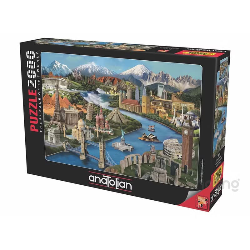 世界名勝_拼圖_2000片