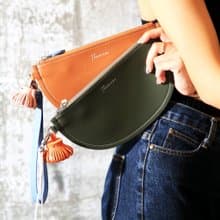 Pie clutch clutch bag - brown color Coin PurseOff-SeasonOff-Season Sales
