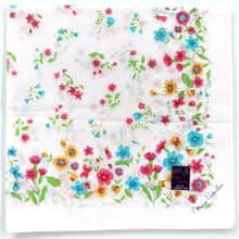 Mario Valentino Vintage Handkerchief Pocket Square 17 x 16.5 inches