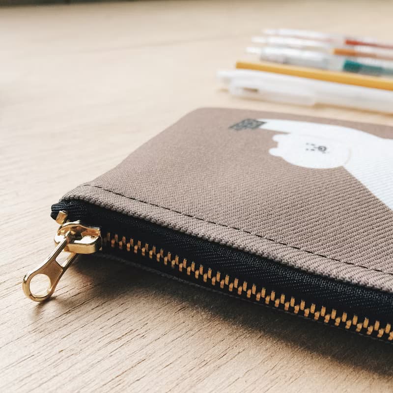 大人味甜食 筆袋 收納袋 - 黑巧克力熊Shadow