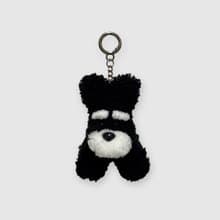 Schnauzer PIPI keyring-black