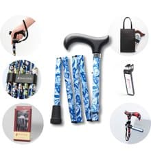 【聖誕禮盒】繽紛生活折疊手杖-藍色佩斯里 長輩送禮 旅遊 媽媽禮