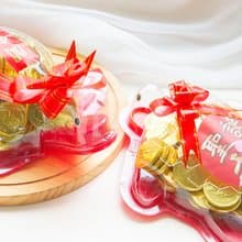 聖誕千秋祝壽龜 金幣巧克力