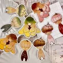 草莓巧克力系列貼紙