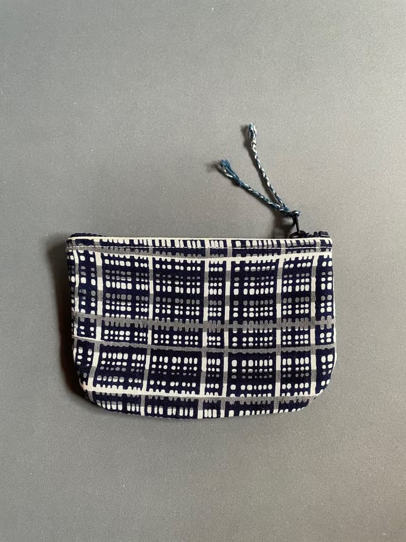 手工 古布 零錢包 窗紋  handmade kofu coin pouch