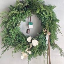 質樸聖誕花圈  送禮 交換禮物