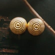 Vintage Jewelry 西洋古董飾品 Vendome 摩登 簡約 針式耳環