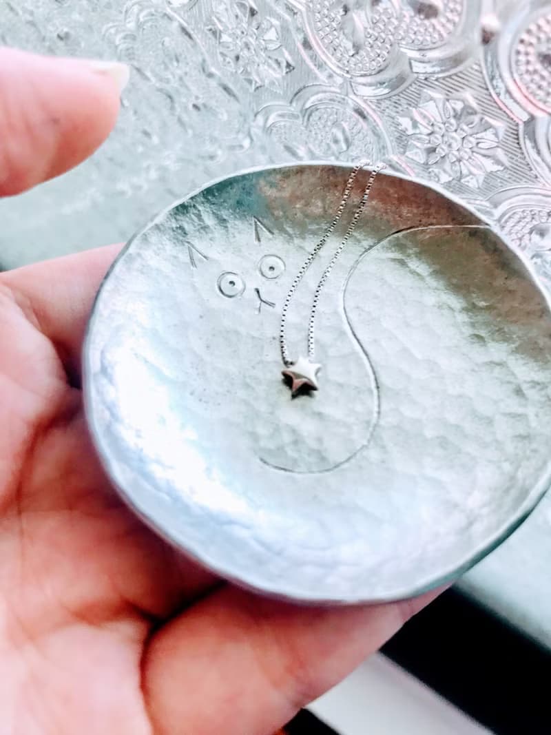 喵喵純錫/茶包暫放碟/小物碟
