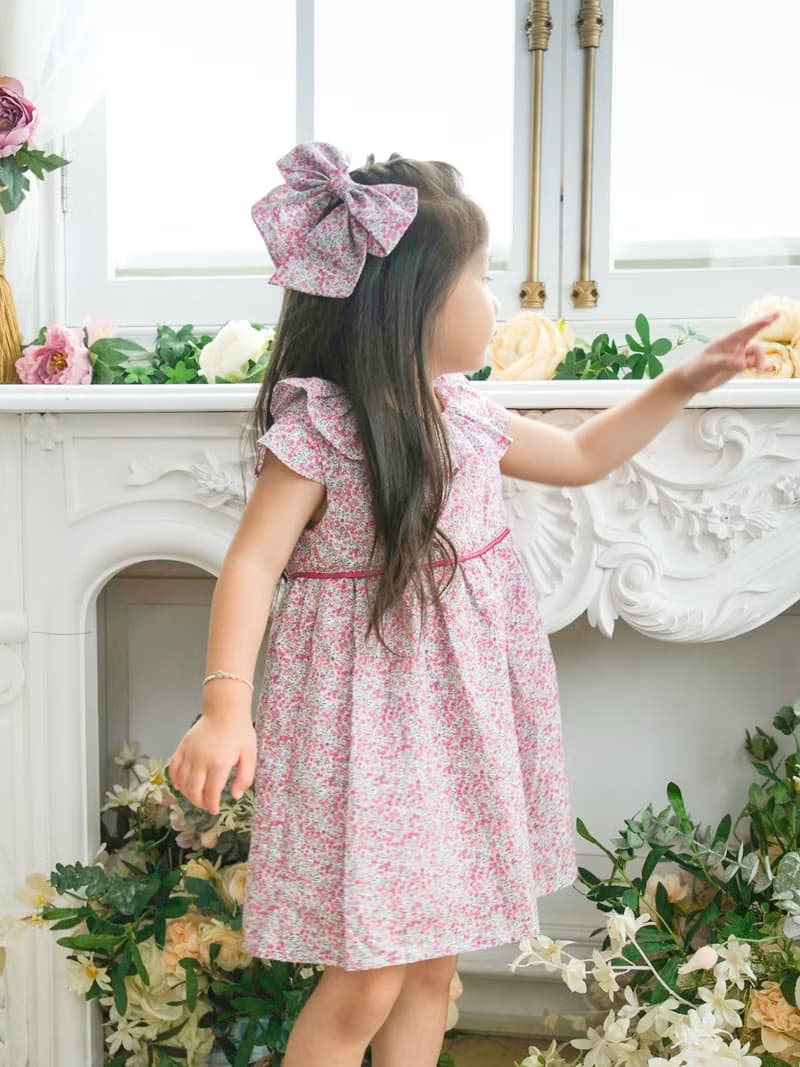英國LIBERTY FABRICS女童Amélia優雅荷葉領洋裝