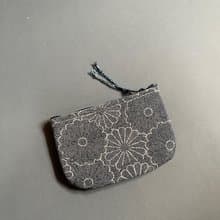 手工 古布 零錢包 菊花海 handmade kofu coin pouch