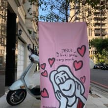 蘇妃藝術 Sophie Art 耶穌愛你 Jesus loves you 時尚大浴巾 浴巾