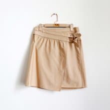 南瓜Vintage。BURBERRY 米色 繫帶 短裙