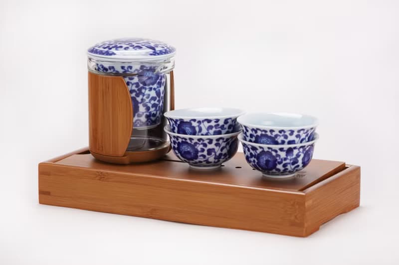青花旅行泡茶組│沖泡各式茶葉 味道,口感,通通到│母親節禮盒