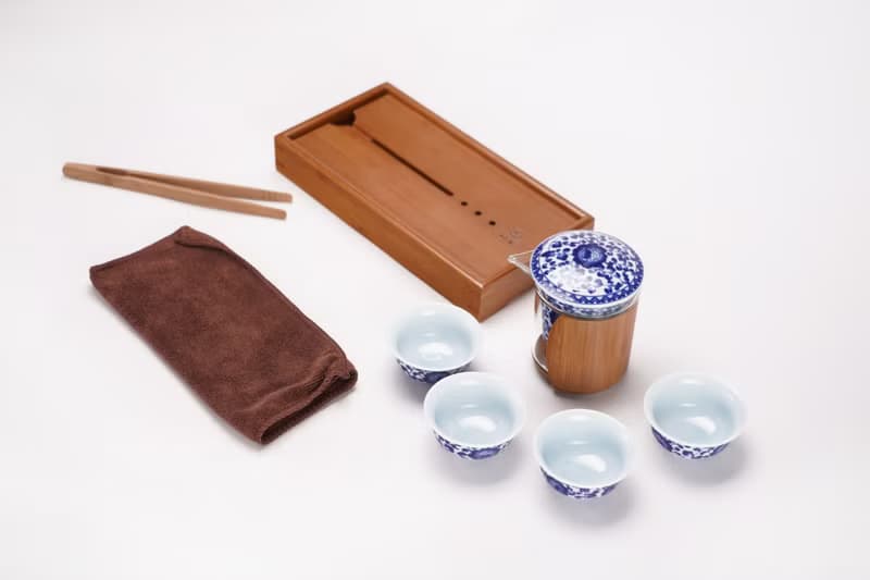 青花旅行泡茶組│沖泡各式茶葉 味道,口感,通通到│母親節禮盒