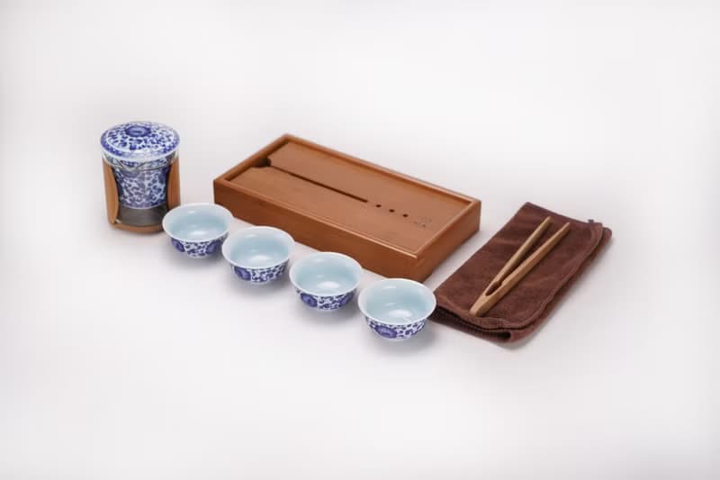 青花旅行泡茶組│沖泡各式茶葉 味道,口感,通通到│母親節禮盒