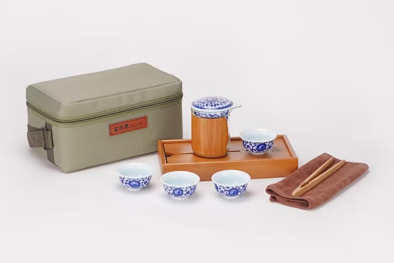 青花旅行泡茶組│沖泡各式茶葉 味道,口感,通通到│母親節禮盒