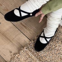 預購-SPUR 韓國人手製SPUR X-strap_平底鞋 QA7037_SP BLACK