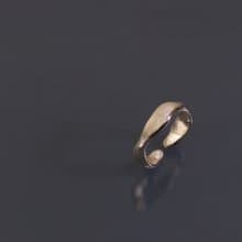 線條系列-水線條925銀開口戒