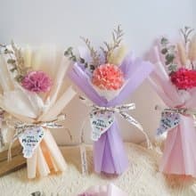 母親節 康乃馨索拉花小花束