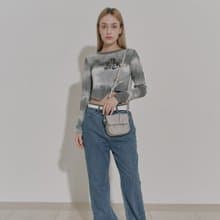 韓國 MANDU BAG | 灰色 | 迷你袋 | 側背包 斜孭袋