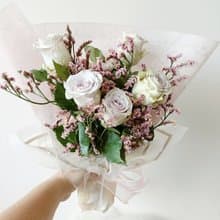 玫瑰康乃馨鮮花花束禮物 永生乾燥花工商企業贈品七夕情人節花束