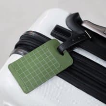 HOLI Luggage tag / Forest green black