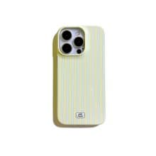 yellow stripes Phone Case