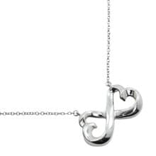 【日本直送】ティファニー TIFFANY&Co. ダブルラビングハート ネックレス パロマ・ピカソ シルバー925 約4.4g レディース【中古】