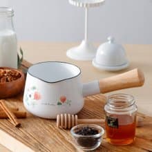 【官方直營】Anna Emilia安娜艾米利亞系列 單柄琺瑯牛奶鍋12cm