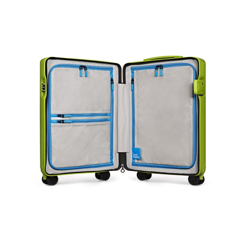 ITO 冷血綠 PISTACHIO 2 STRIPED 開心果抗菌行李箱登機托運箱